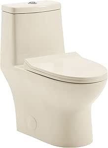 Swiss Madison Ivy One Piece Toilet Dual Vortex Flush Bisque