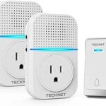 Tecknet Wireless Doorbell Self-Powered 1300ft IP66 Waterproof