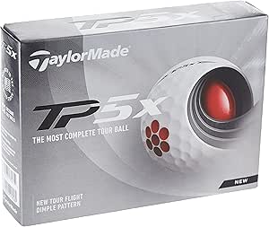 TaylorMade TP5 TP5x Golf Balls White Yellow Pix