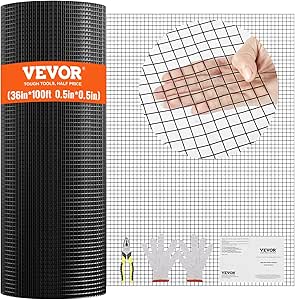 Vevor Hardware Cloth 36" x 100' Galvanized Wire Mesh Roll