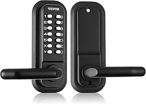 Vevor Mechanical Keyless Entry Door Lock Waterproof Zinc Alloy