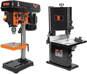 WEN 8-Inch Drill Press 9-Inch Band Saw