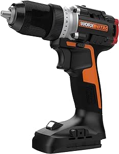 Worx Nitro 20V Cordless 1/2" Drill Driver Brushless Motor