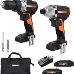 Worx Nitro 20V Brushless Hammer Drill Impact Driver Combo