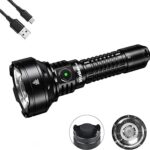 Wurkkos LED Tactical Flashlight Rechargeable 1800LM USB C