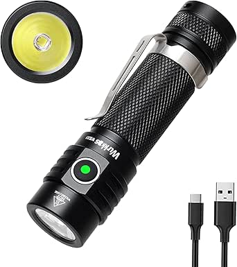 Wurkkos WK03 Pocket Flashlight LED Rechargeable 1800 Lumen