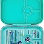 Yumbox Leakproof Bento Box Panino 4-Compartment Tropical Aqua