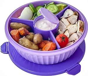 Yumbox Poke Bowl Leakproof Salad Bowl Maui Purple