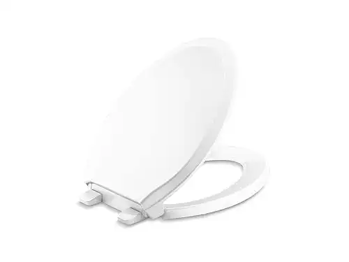 Kohler Rutledge ReadyLatch Elongated Toilet Seat White