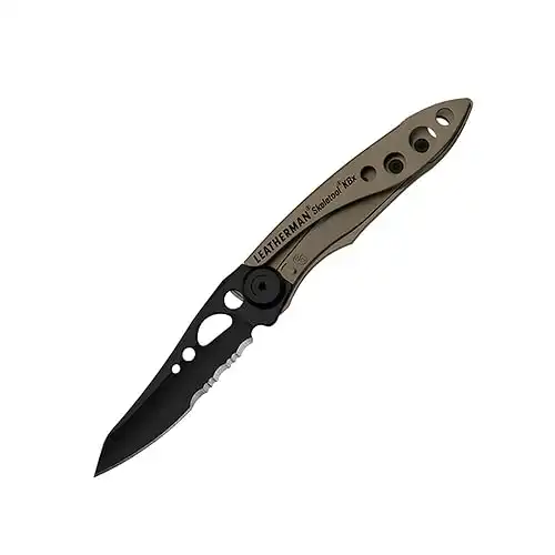 Leatherman Skeletool KBX Pocket Multitool Knife Bottle Opener Coyote Tan