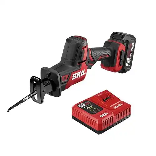 SKIL PWR CORE 20V Reciprocating Saw 2.0Ah Battery Charger