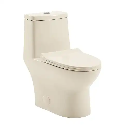 Swiss Madison Ivy One Piece Toilet Dual Vortex Flush Bisque