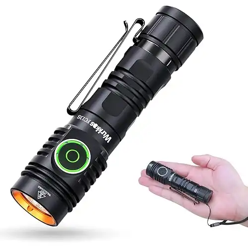 Wurkkos FC13S 5000K USB C Flashlight 2500 Lumens