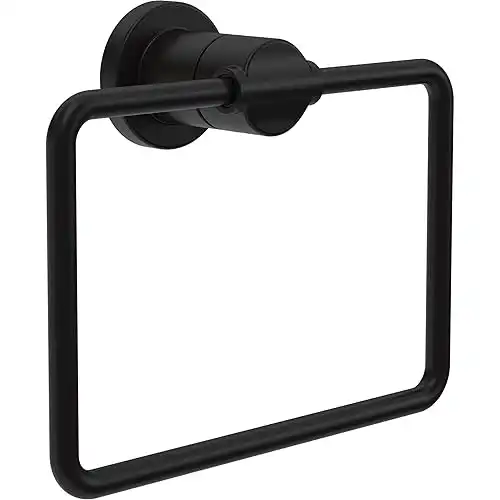 Delta Faucet Nicoli Wall Mount Towel Ring Matte Black