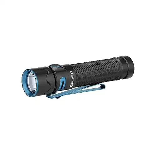 Olight Warrior Mini2 1750 Lumens Rechargeable Tactical Flashlight Black