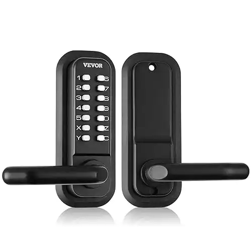 Vevor Mechanical Keyless Entry Door Lock Waterproof Zinc Alloy