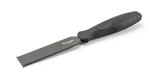 Titan Carbide Scraper Long 1-1/4 Serrated Blade