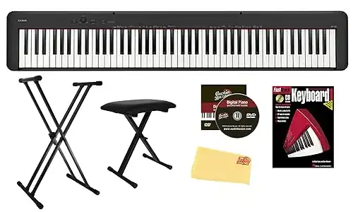 Casio CDP-S160 88-Key Digital Piano Bundle