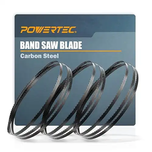 POWERTEC 62 Inch Bandsaw Blades for Woodworking