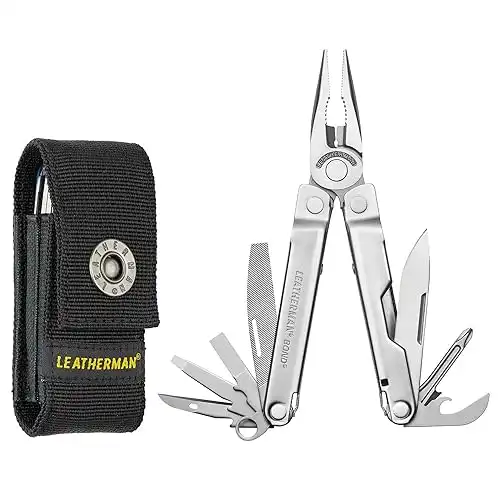 Leatherman Bond Multitool Stainless Steel EDC Tool with Nylon Sheath