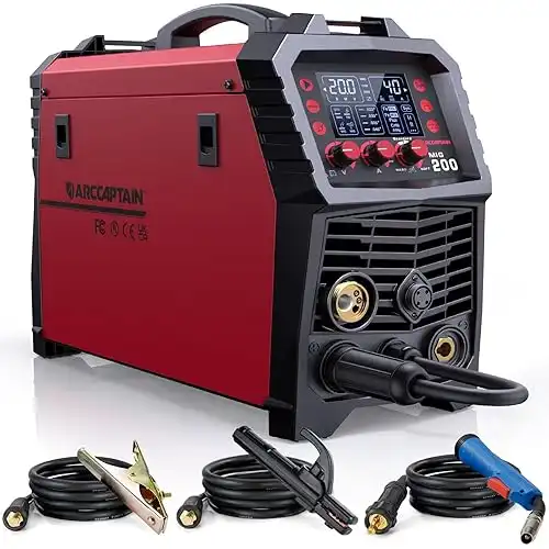 Arccaptain 200Amp 6 in 1 Multi Process Welder