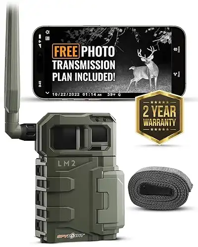 SpyPoint LM2 Cellular Trail Camera 20MP Infrared Night Vision