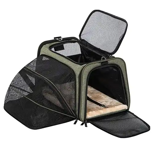 Petsfit Expandable Airline Approved Soft-Sided Pet Carrier