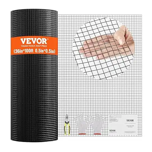 Vevor Hardware Cloth 36" x 100' Galvanized Wire Mesh Roll