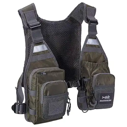 Bassdash FV08 Ultra Lightweight Fly Fishing Vest