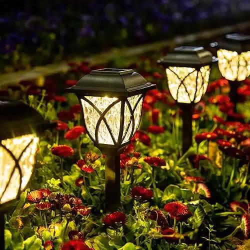 Gigalumi Solar Lights Outdoor Waterproof 8 Pack