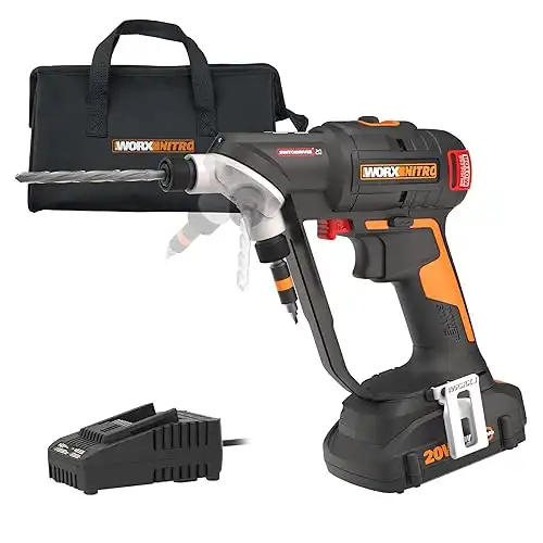 Worx Nitro 20V SwitchDriver 2-in-1 Brushless Cordless Drill