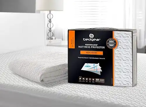 Bedgear Dri-Tec Waterproof Full Mattress Protector Hypoallergenic