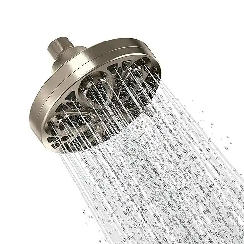 SparkPod Rain Showerhead 8 Spray Settings High Pressure