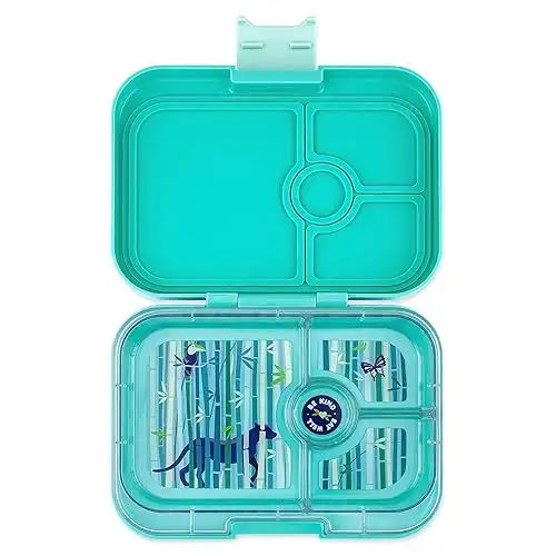 Yumbox Leakproof Bento Box Panino 4-Compartment Tropical Aqua