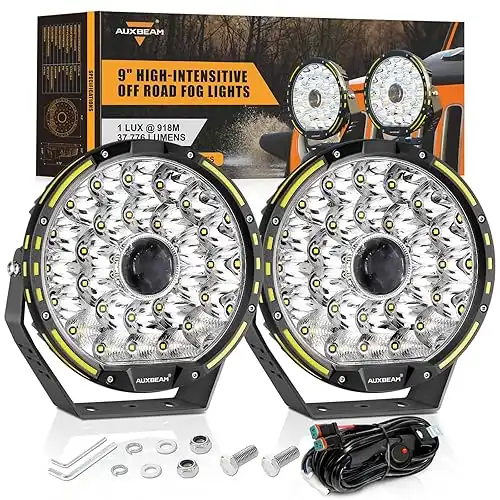 Auxbeam Round LED Driving Light 9 Inch 270W